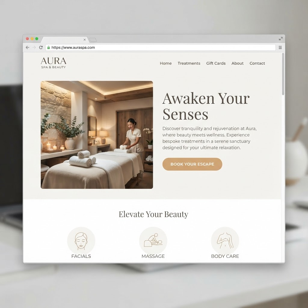 Website — Beauty salon